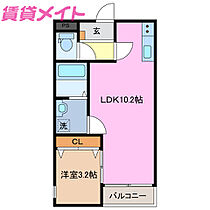 三重県四日市市南浜田町（賃貸アパート1LDK・3階・32.62㎡） その1