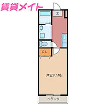 三重県四日市市久保田2丁目（賃貸マンション1K・2階・27.00㎡） その2