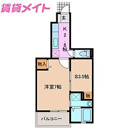 シュエット・エムB 1階