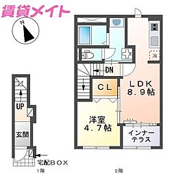 四日市市赤堀新築アパート 2階