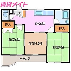 物件の間取り