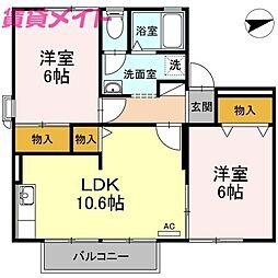 カーサセレーノ B棟 2階