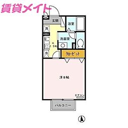ヴィレッジ南四日市 2階/-