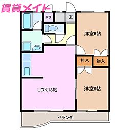プラムハイツ 1階