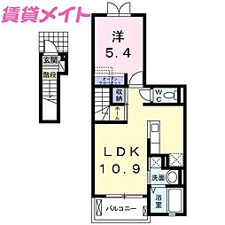 ヤマトサンシャインM 2階/-