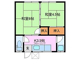 三重県鈴鹿市算所５丁目（賃貸アパート2K・2階・30.50㎡） その2