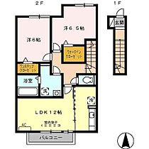 三重県鈴鹿市西条６丁目（賃貸アパート2LDK・2階・65.44㎡） その2