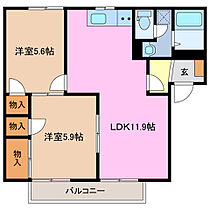 三重県鈴鹿市飯野寺家町（賃貸アパート2LDK・1階・50.69㎡） その2