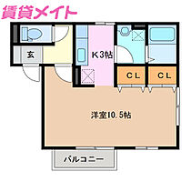 三重県鈴鹿市三日市1丁目（賃貸アパート1K・1階・35.49㎡） その2