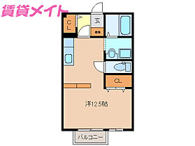 三重県鈴鹿市道伯町（賃貸アパート1R・2階・33.39㎡） その2