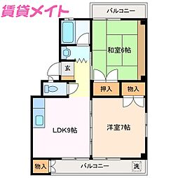 近鉄名古屋線 伊勢若松駅 徒歩10分