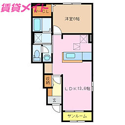 近鉄名古屋線 伊勢若松駅 徒歩4分