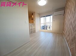 近鉄鈴鹿線 平田町駅 徒歩12分の賃貸アパート 2階ワンルームのリビング/ダイニング