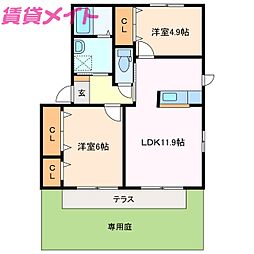 近鉄名古屋線 千代崎駅 徒歩25分