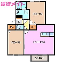 物件の間取り