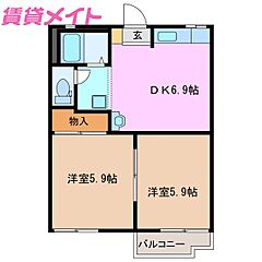 物件の間取り