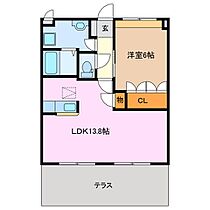 スズカヒルズ B棟 103 ｜ 三重県鈴鹿市加佐登４丁目（賃貸アパート1LDK・1階・44.95㎡） その2