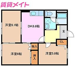 🉐敷金礼金0円！🉐アメニティ亀山G棟