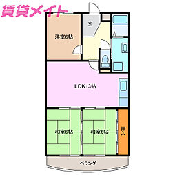 アバンハウスII 6階