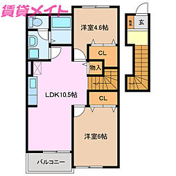 フィオーレ・プレッソ櫻Ｂ棟 2階