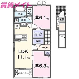 アークリヴェール新開 2階/-