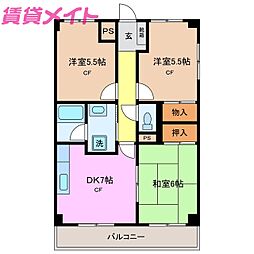 グリーンヒル山の手 2階/-