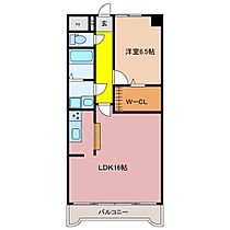 エトアール津 505 ｜ 三重県津市上浜町１丁目（賃貸マンション1LDK・5階・52.40㎡） その2