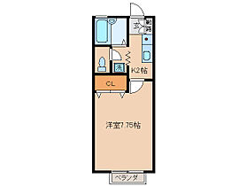 サンポート 1B ｜ 三重県津市江戸橋１丁目（賃貸アパート1K・2階・23.19㎡） その2