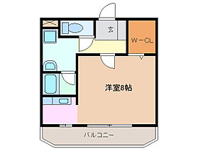 グランコート 105 ｜ 三重県津市神納（賃貸アパート1K・1階・30.24㎡） その2