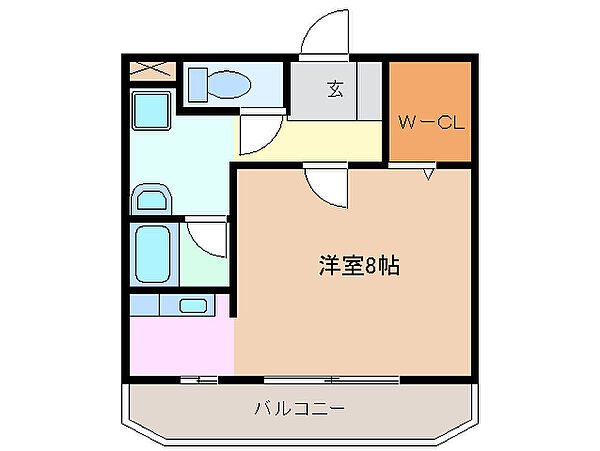 グランコート 105｜三重県津市神納(賃貸アパート1K・1階・30.24㎡)の写真 その2
