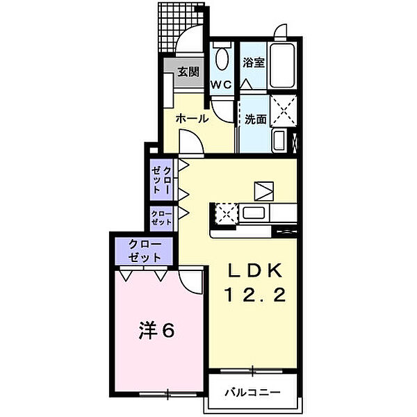 アイーズ岩田 103｜三重県津市岩田(賃貸アパート1LDK・1階・46.49㎡)の写真 その2