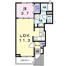 パークサイド花水木 102 ｜ 三重県津市末広町（賃貸アパート1LDK・1階・37.13㎡） その2