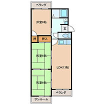 大谷ヒルズC C408 ｜ 三重県津市大谷町（賃貸マンション3LDK・4階・66.74㎡） その2