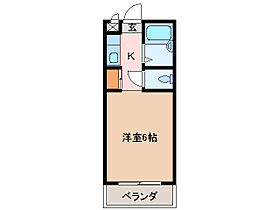 ＷＥＳＴ 303 ｜ 三重県津市江戸橋１丁目（賃貸マンション1K・3階・17.01㎡） その2