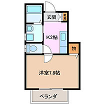 アンフィニIII 103 ｜ 三重県津市島崎町（賃貸アパート1K・1階・25.72㎡） その2