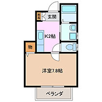 アンフィニIII 101 ｜ 三重県津市島崎町（賃貸アパート1K・1階・25.72㎡） その2