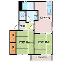 サンライズ21Ａ 201 ｜ 三重県津市白塚町（賃貸アパート2DK・2階・46.55㎡） その2