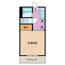 アミー　B棟 206 ｜ 三重県津市栗真町屋町（賃貸アパート1K・2階・24.50㎡） その2