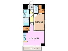 グラン・ステージU 301 ｜ 三重県津市広明町（賃貸マンション1LDK・3階・40.32㎡） その2