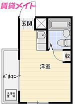 三重県津市江戸橋3丁目（賃貸マンション1R・3階・18.00㎡） その2