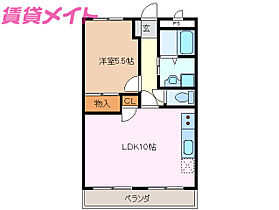 三重県津市中河原（賃貸アパート1LDK・2階・38.88㎡） その2