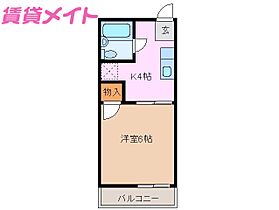 三重県津市一身田中野（賃貸アパート1K・2階・23.00㎡） その2