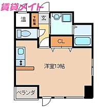 三重県津市東丸之内（賃貸マンション1R・5階・33.82㎡） その2