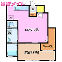 三重県津市江戸橋1丁目（賃貸アパート1LDK・1階・36.85㎡） その2