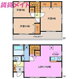 近鉄名古屋線 豊津上野駅 徒歩9分