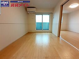 プリティハウス若津　II 2階2LDKのリビング/ダイニング