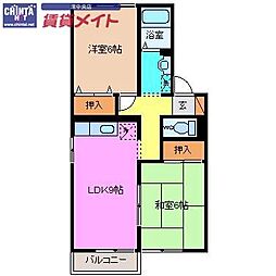 🉐敷金礼金0円！🉐セジュールＭＯＮＰＡIII　Ｂ棟