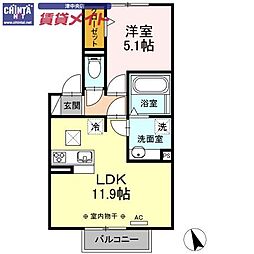ソーテル南新町 2階/-