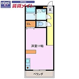 SHALOMSQUARE ワンルームの間取図画像