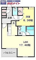 GARDEN HOUSE 大谷町II 2階/-